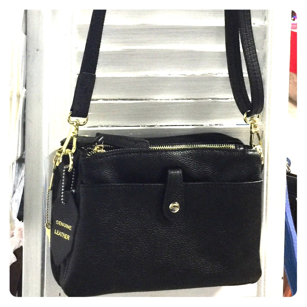 Roma leather compact concealed carry purse